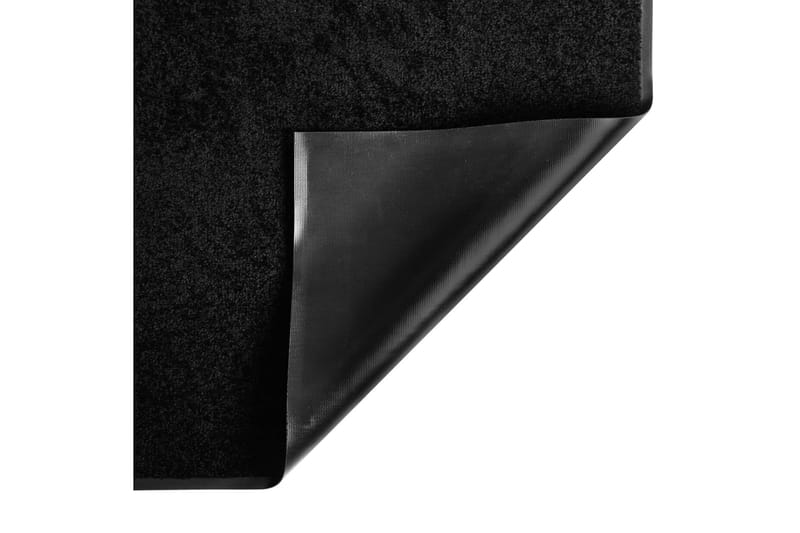 Dørmatte svart 60x80 cm - Svart - Tekstiler - Tepper & Matter - Utendørstepper - Dørmatte og entrématte