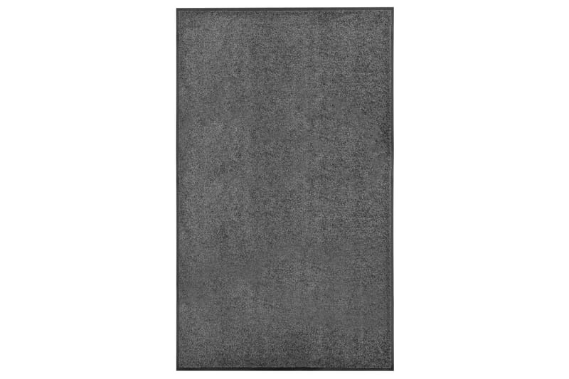 Dørmatte vaskbar antrasitt 90x150 cm - Antrasittgrå - Tekstiler - Tepper & Matter - Utendørstepper - Dørmatte og entrématte
