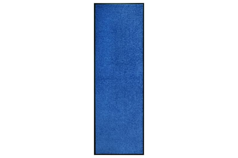 Dørmatte vaskbar blå 60x180 cm - Blå - Tekstiler - Tepper & Matter - Utendørstepper - Dørmatte og entrématte