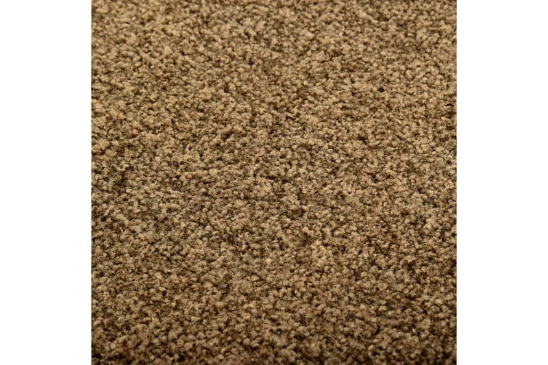 Dørmatte vaskbar brun 60x180 cm - Brun - Tekstiler - Tepper & Matter - Utendørstepper - Dørmatte og entrématte