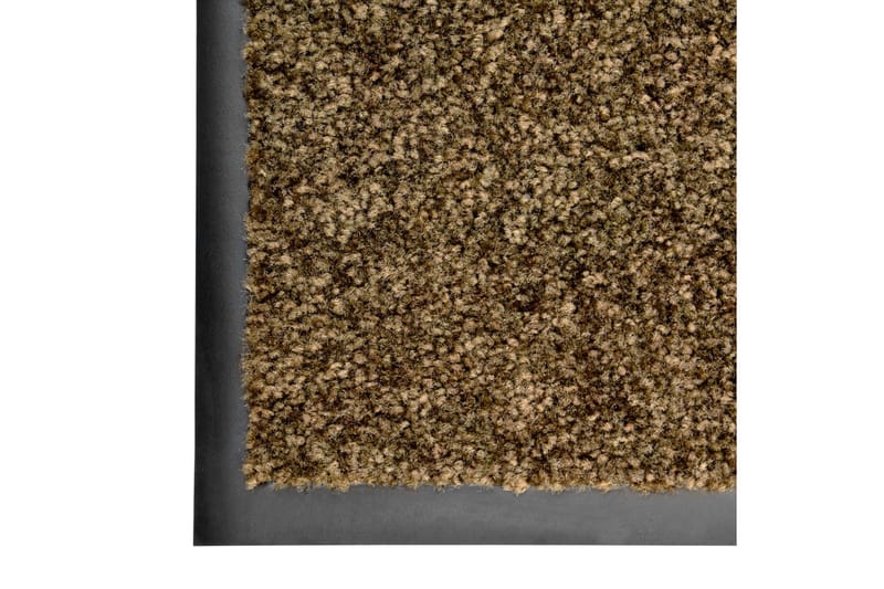 Dørmatte vaskbar brun 60x180 cm - Brun - Tekstiler - Tepper & Matter - Utendørstepper - Dørmatte og entrématte