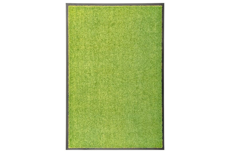Dørmatte vaskbar grønn 60x90 cm - grønn - Tekstiler - Tepper & Matter - Utendørstepper - Dørmatte og entrématte