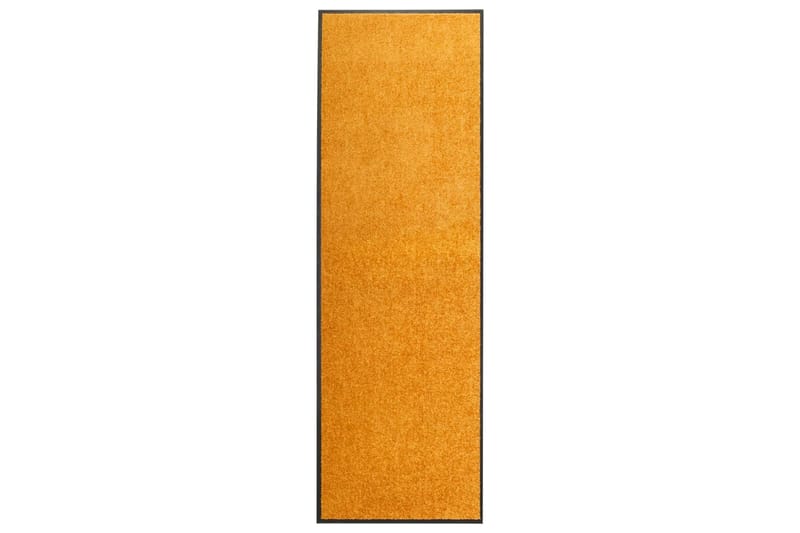 Dørmatte vaskbar oransje 60x180 cm - Oransj - Tekstiler - Tepper & Matter - Utendørstepper - Dørmatte og entrématte