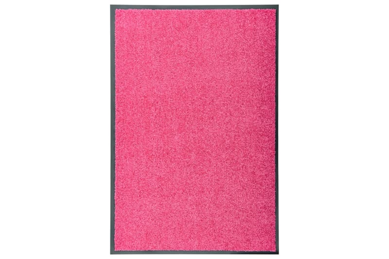 Dørmatte vaskbar rosa 60x90 cm - Rosa - Tekstiler - Tepper & Matter - Utendørstepper - Dørmatte og entrématte