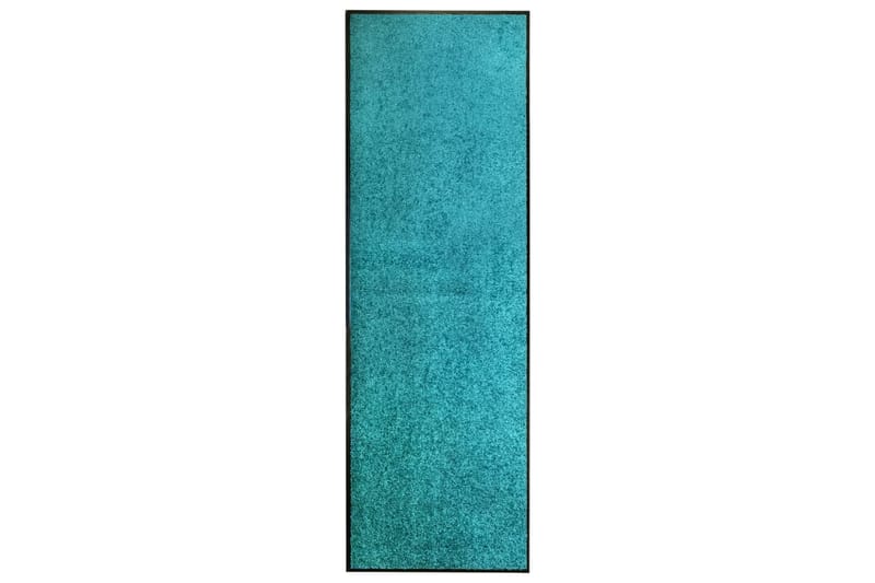 Dørmatte vaskbar turkis 60x180 cm - Blå - Tekstiler - Tepper & Matter - Utendørstepper - Dørmatte og entrématte