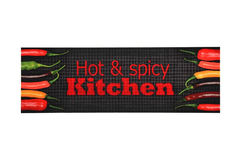 Kjøkkenmatte vaskbar Hot&amp;Spicy 45x150 cm - Flerfarget - Tekstiler - Tepper & Matter - Utendørstepper - Dørmatte og entrématte