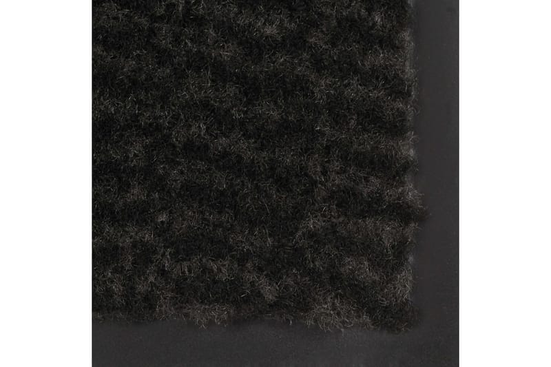 Støvkontroll dørmatte rektangulӕr tuftet 120x180 cm svart - Svart - Tekstiler - Tepper & Matter - Utendørstepper - Dørmatte og entrématte