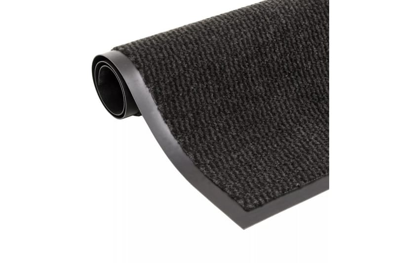 Støvkontroll dørmatte rektangulӕr tuftet 80x120 cm svart - Svart - Tekstiler - Tepper & Matter - Utendørstepper - Dørmatte og entrématte
