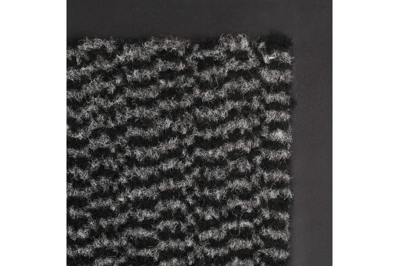 Støvkontroll matte rektangulӕr tuftet 60x90 cm antrasitt - Antrasitt - Tekstiler - Tepper & Matter - Utendørstepper - Dørmatte og entrématte