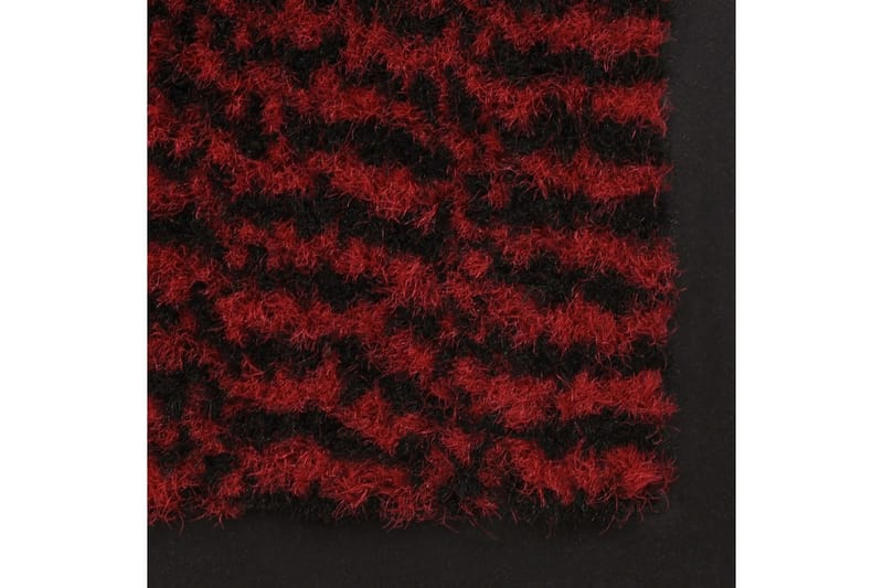 Støvkontroll matte rektangulӕr tuftet 80x120 cm rød - Rød - Tekstiler - Tepper & Matter - Utendørstepper - Dørmatte og entrématte
