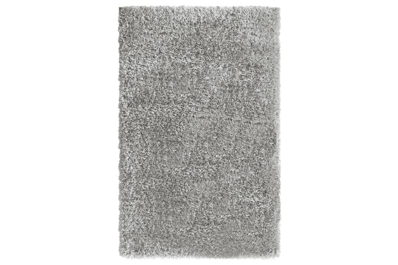 Flossteppe med høy luv grå 200x290 cm 50 mm - Grå - Tekstiler - Tepper & Matter - Utendørstepper - Plasttepper