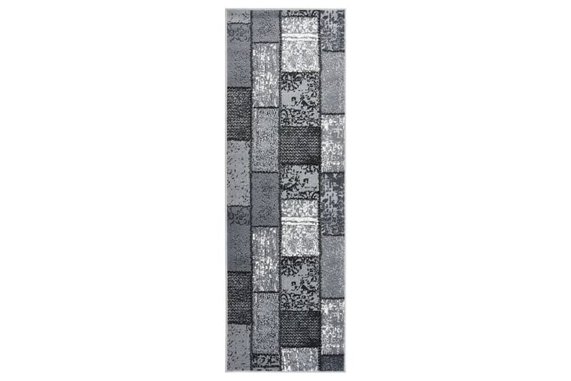 Gulvteppe BFC grå med blokkmønster 100x350 cm - Grå - Tekstiler - Tepper & Matter - Utendørstepper - Plasttepper