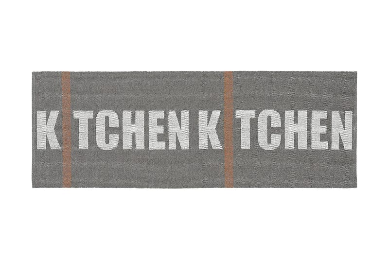 Kitchen Plastmatte 70x350 Vendbar PVC Grå - Horredsmattan - Tekstiler - Tepper & Matter - Orientalske tepper