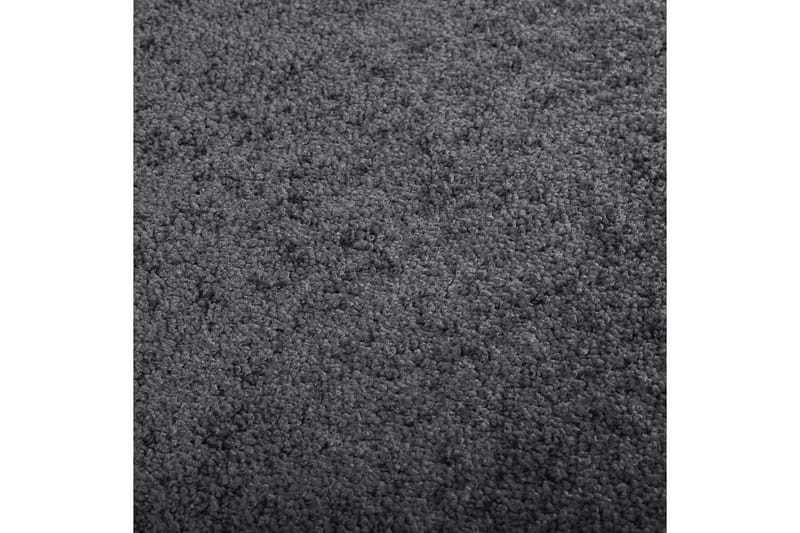 Mykt luvteppe 115x170 cm sklisikker grå - Grå - Tekstiler - Tepper & Matter - Utendørstepper - Plasttepper