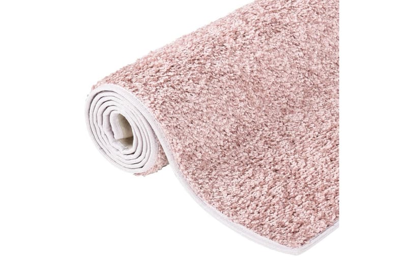 Mykt luvteppe 115x170 cm sklisikker rosa - Rosa - Tekstiler - Tepper & Matter - Utendørstepper - Plasttepper
