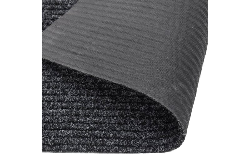 Smussfangende teppeløper 100x250 cm antrasitt - Antrasittgrå - Tekstiler - Tepper & Matter - Utendørstepper - Plasttepper