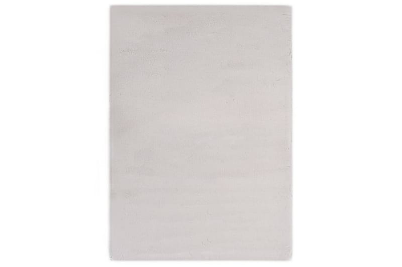 Teppe 120x160 cm kunstig kaninskinn grå - Grå - Tekstiler - Tepper & Matter - Utendørstepper - Plasttepper