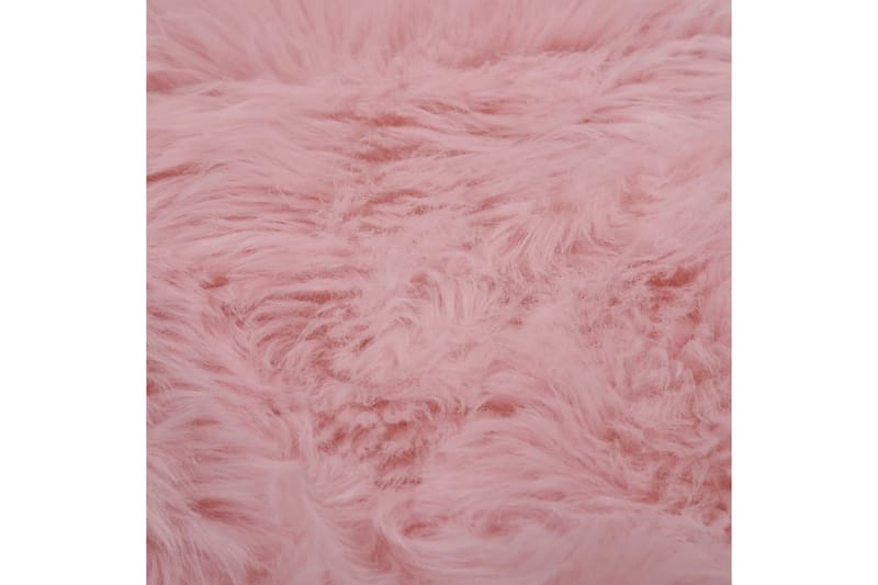 Teppe 60x90 cm kunstig saueskinn rosa - Rosa - Tekstiler - Tepper & Matter - Utendørstepper - Plasttepper