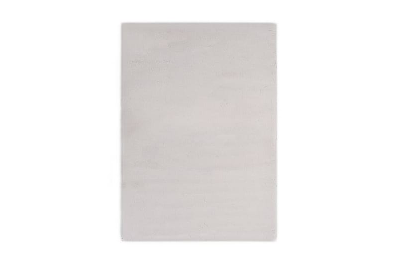Teppe 80x150 cm kunstig kaninskinn grå - Grå - Tekstiler - Tepper & Matter - Utendørstepper - Plasttepper