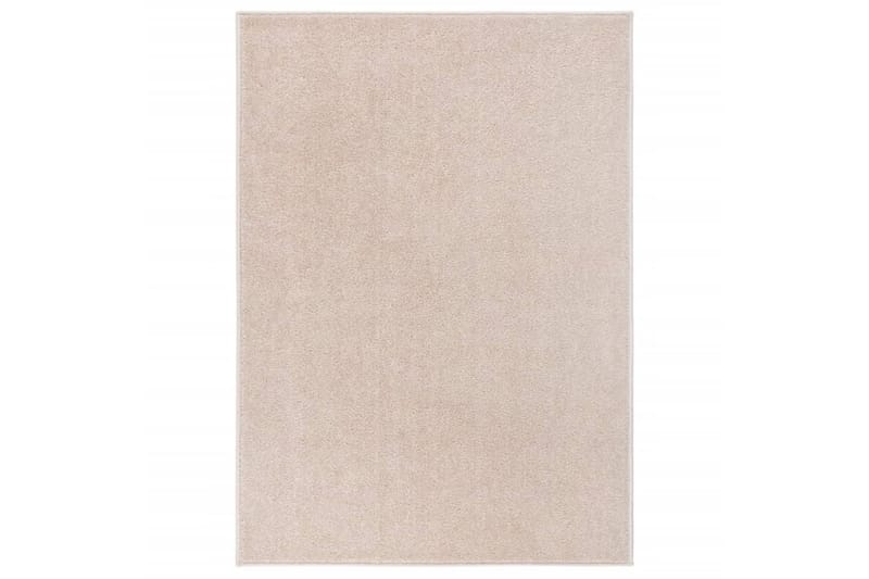 Teppe med kort luv 120x170 cm mørk beige - Beige - Tekstiler - Tepper & Matter - Utendørstepper
