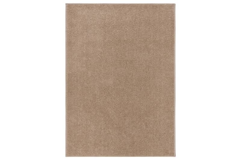 Teppe med kort luv 240x340 cm brun - Brun - Tekstiler - Tepper & Matter - Utendørstepper
