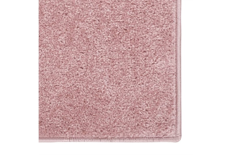 Teppe med kort luv 240x340 cm rosa - Rosa - Tekstiler - Tepper & Matter - Utendørstepper - Plasttepper