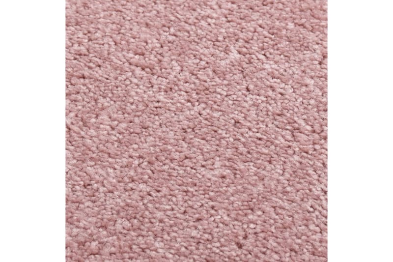 Teppe med kort luv 80x150 cm rosa - Rosa - Tekstiler - Tepper & Matter - Utendørstepper - Plasttepper