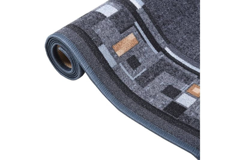 Teppeløper 67x300 cm antrasitt sklisikker - Antrasittgrå - Tekstiler - Tepper & Matter - Utendørstepper - Plasttepper