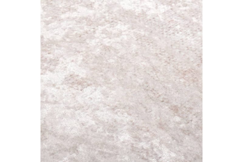 Vaskbart teppe 120x180 cm lys beige sklisikker - Beige - Tekstiler - Tepper & Matter - Utendørstepper - Plasttepper