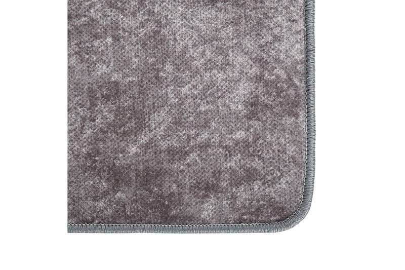 Vaskbart teppe 190x300 cm sklisikker grå - Grå - Tekstiler - Tepper & Matter - Moderne tepper - Friezematter