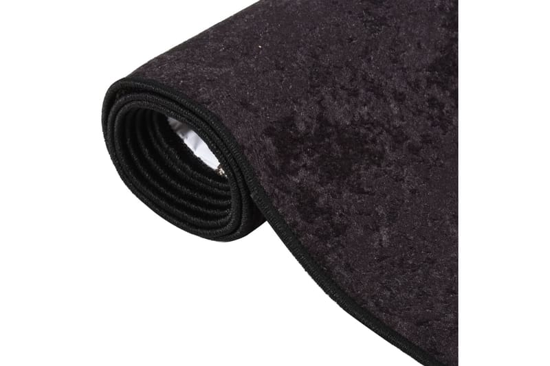 Vaskbart teppe 80x150 cm antrasitt sklisikker - Antrasittgrå - Tekstiler - Tepper & Matter - Utendørstepper - Plasttepper
