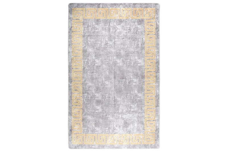 Vaskbart teppe 80x150 cm grå sklisikker - Grå - Tekstiler - Tepper & Matter - Utendørstepper