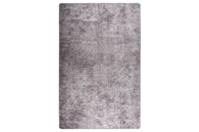 Vaskbart teppe 80x150 cm sklisikker grå - Grå - Tekstiler - Tepper & Matter - Utendørstepper - Plasttepper