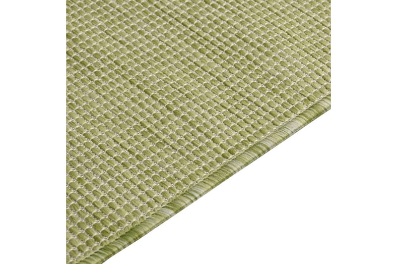 Utendørs flatvevd teppe 120x170 cm grønn - grønn - Tekstiler - Tepper & Matter - Utendørstepper