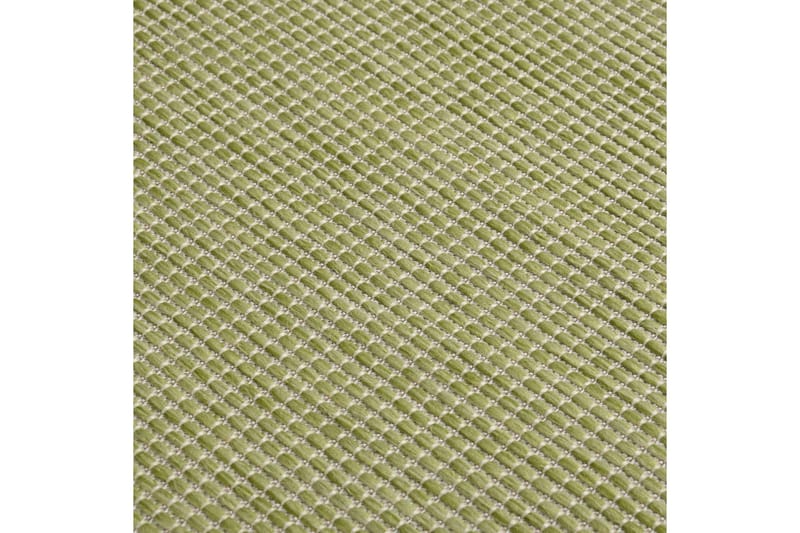 Utendørs flatvevd teppe 80x250 cm grønn - grønn - Tekstiler - Tepper & Matter - Utendørstepper