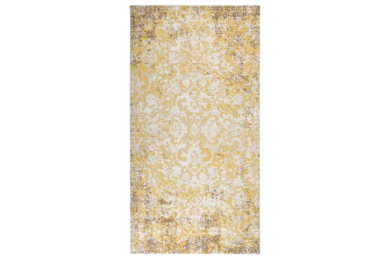 Uteteppe flatvevd 80x150 cm gul - Gul - Tekstiler - Tepper & Matter - Utendørstepper