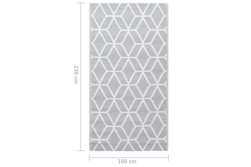 Uteteppe grå 160x230 cm PP - Tekstiler - Tepper & Matter - Utendørstepper