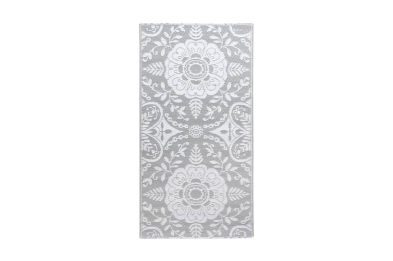 Uteteppe lysegrå 120x180 cm PP - Tekstiler - Tepper & Matter - Små tepper
