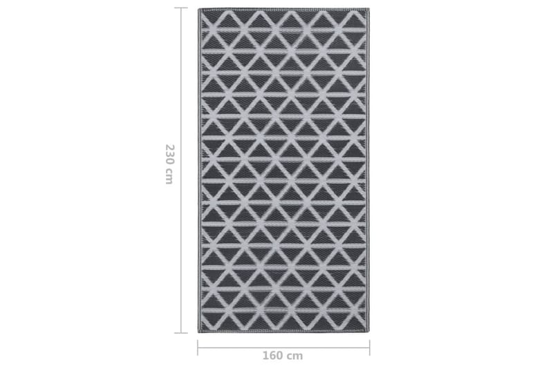 Uteteppe svart 160x230 cm PP - Tekstiler - Tepper & Matter - Utendørstepper