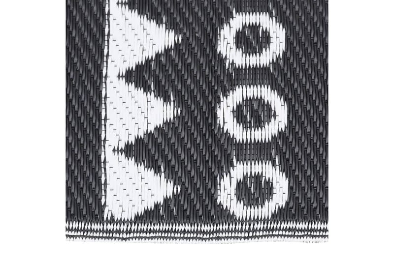 Uteteppe svart 80x150 cm PP - Svart - Tekstiler - Tepper & Matter - Utendørstepper