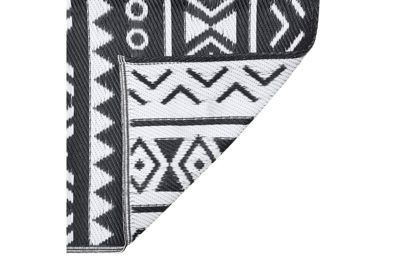 Uteteppe svart 80x150 cm PP - Svart - Tekstiler - Tepper & Matter - Utendørstepper