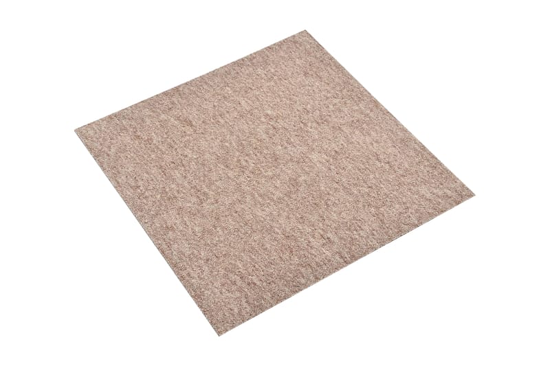 Teppefliser gulv 20 stk 5 m² 50x50 cm beige - Tekstiler - Tepper & Matter - Vegg til vegg tepper