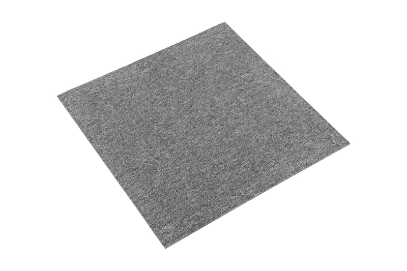 Teppefliser gulv 20 stk 5 m² 50x50 cm grå - Tekstiler - Tepper & Matter - Moderne tepper - Gangmatter